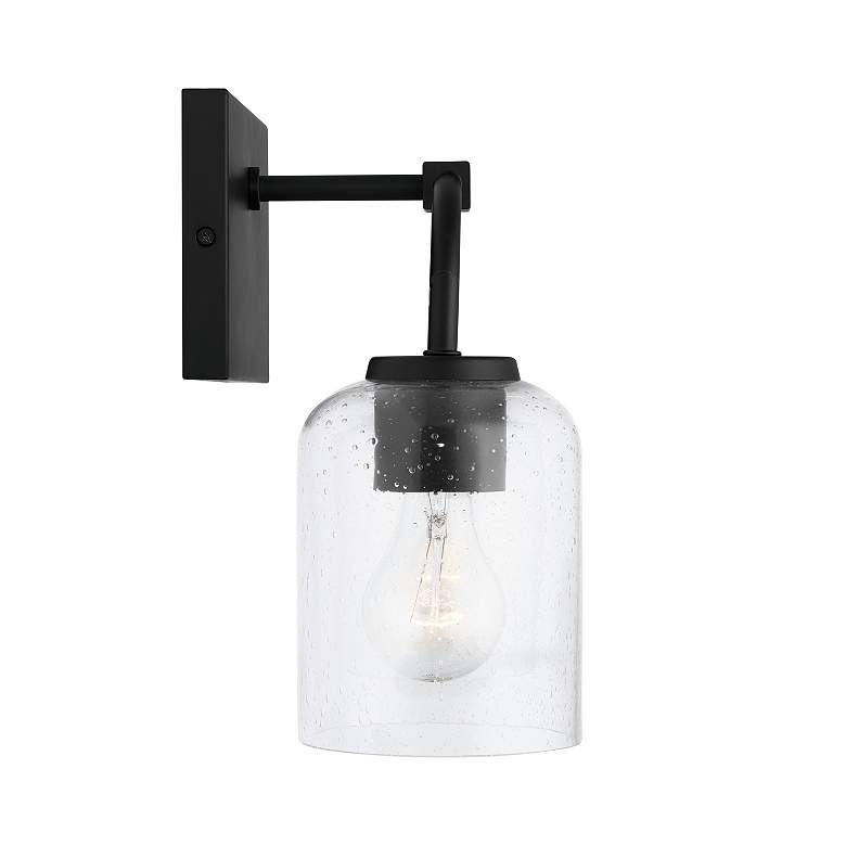Image 5 HomePlace Lighting Carter 2 Light Vanity Matte Black more views