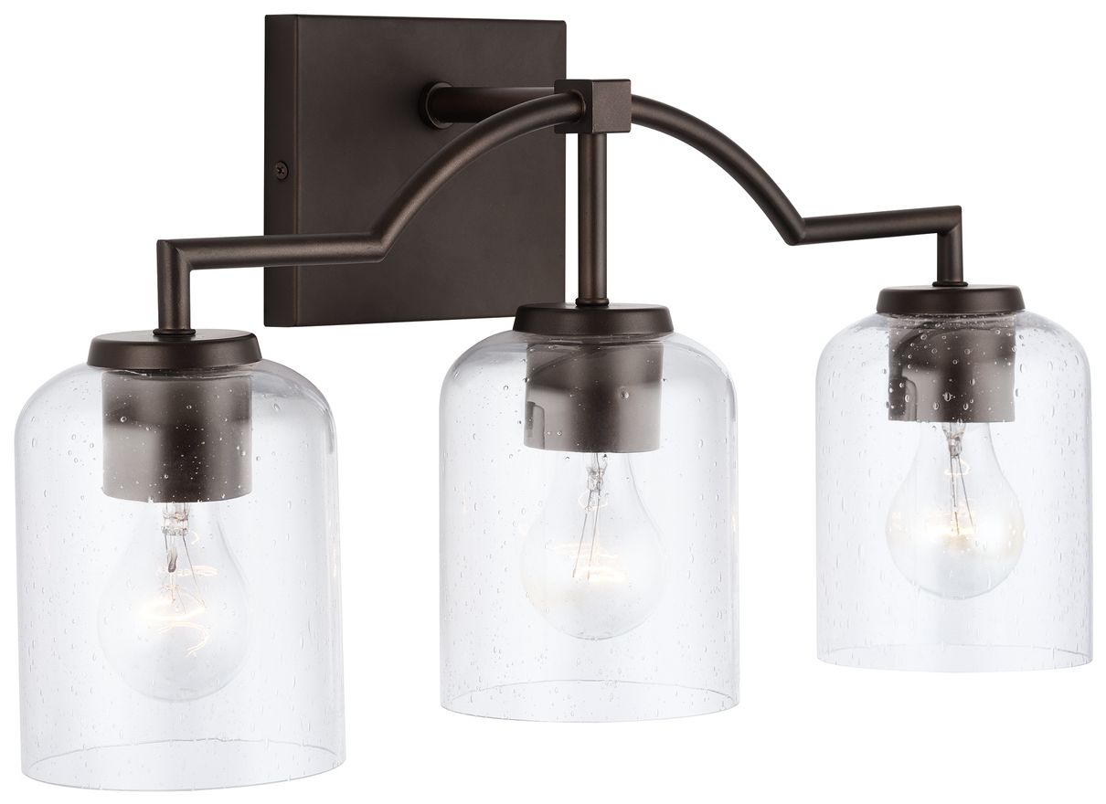 HomePlace Lighting Carter 3 Light Vanity 22" Bronze