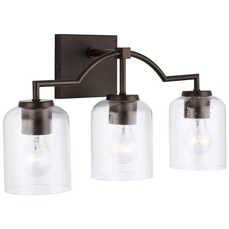 Image 1 HomePlace Lighting Carter 3 Light Vanity Bronze