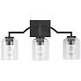 2_HomePlace Lighting Carter 3 Light Vanity Matte Black