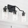 1_HomePlace Lighting Carter 3 Light Vanity Matte Black