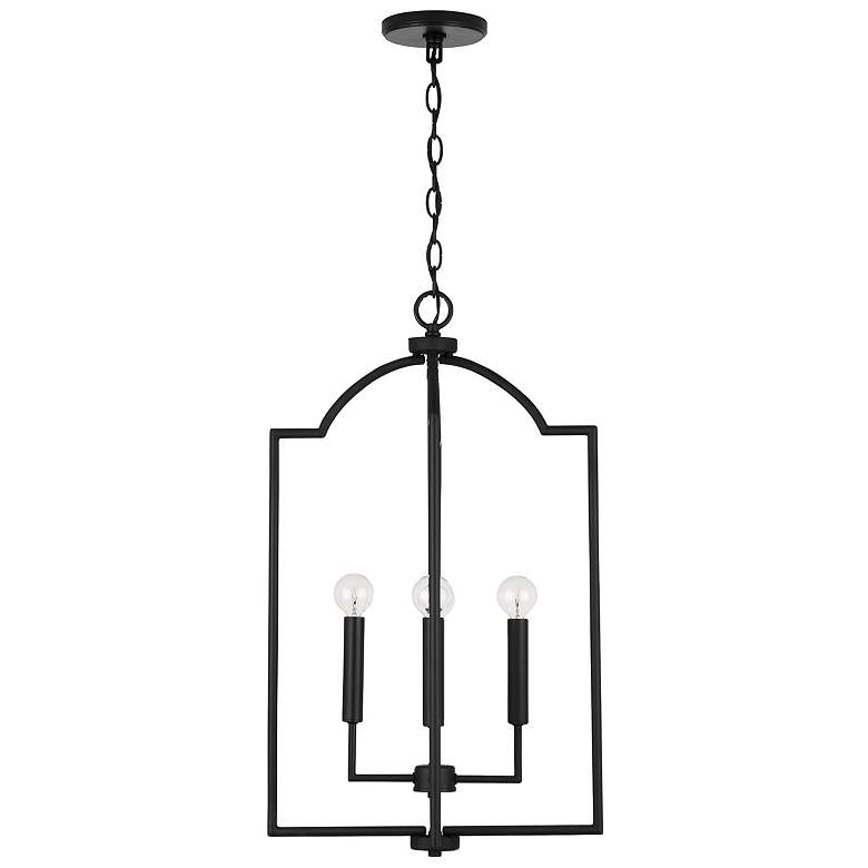 Image 2 HomePlace Lighting Carter 4 Light Foyer Matte Black