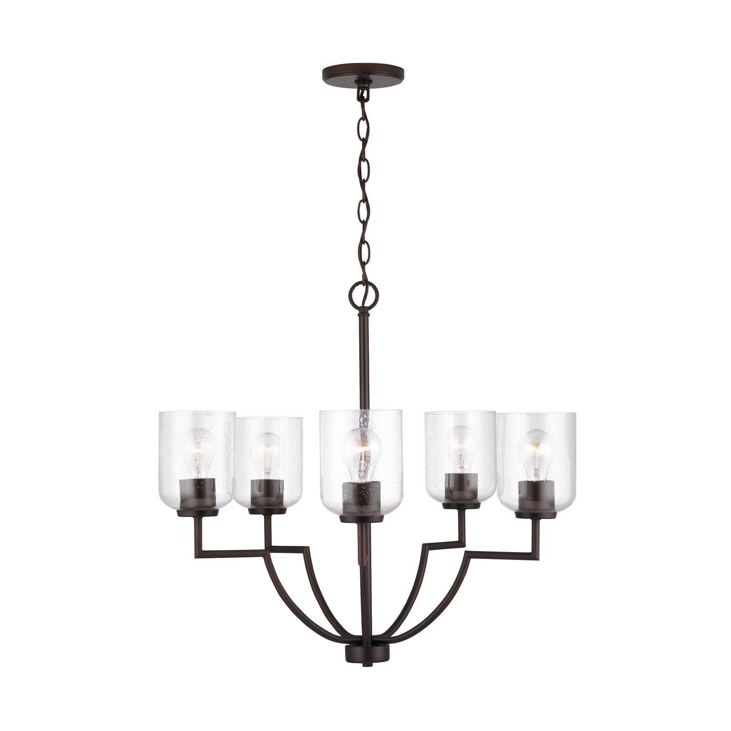 HomePlace Lighting Carter 5 Lig Chandelier 26" Bronze