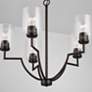 3_HomePlace Lighting Carter 5 Light Chandelier Bronze more views