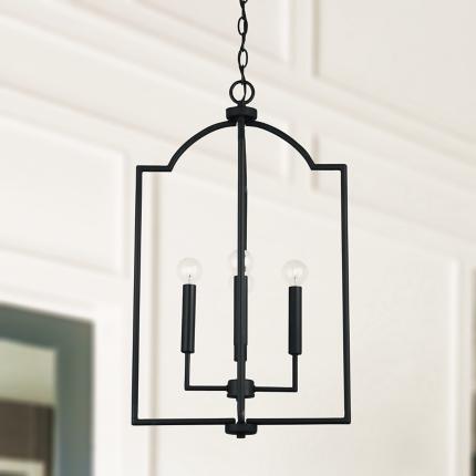 HomePlace Lighting Carter Black Collection