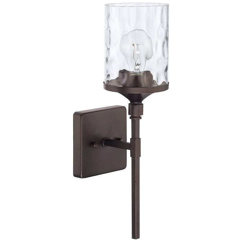 Image 1 HomePlace Lighting Colton 1 Light Sconce Bronze