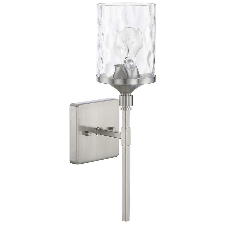 Image 1 HomePlace Lighting Colton 1 Light Sconce Brushed Nickel