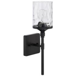 HomePlace Lighting Colton 1 Light Sconce Matte Black