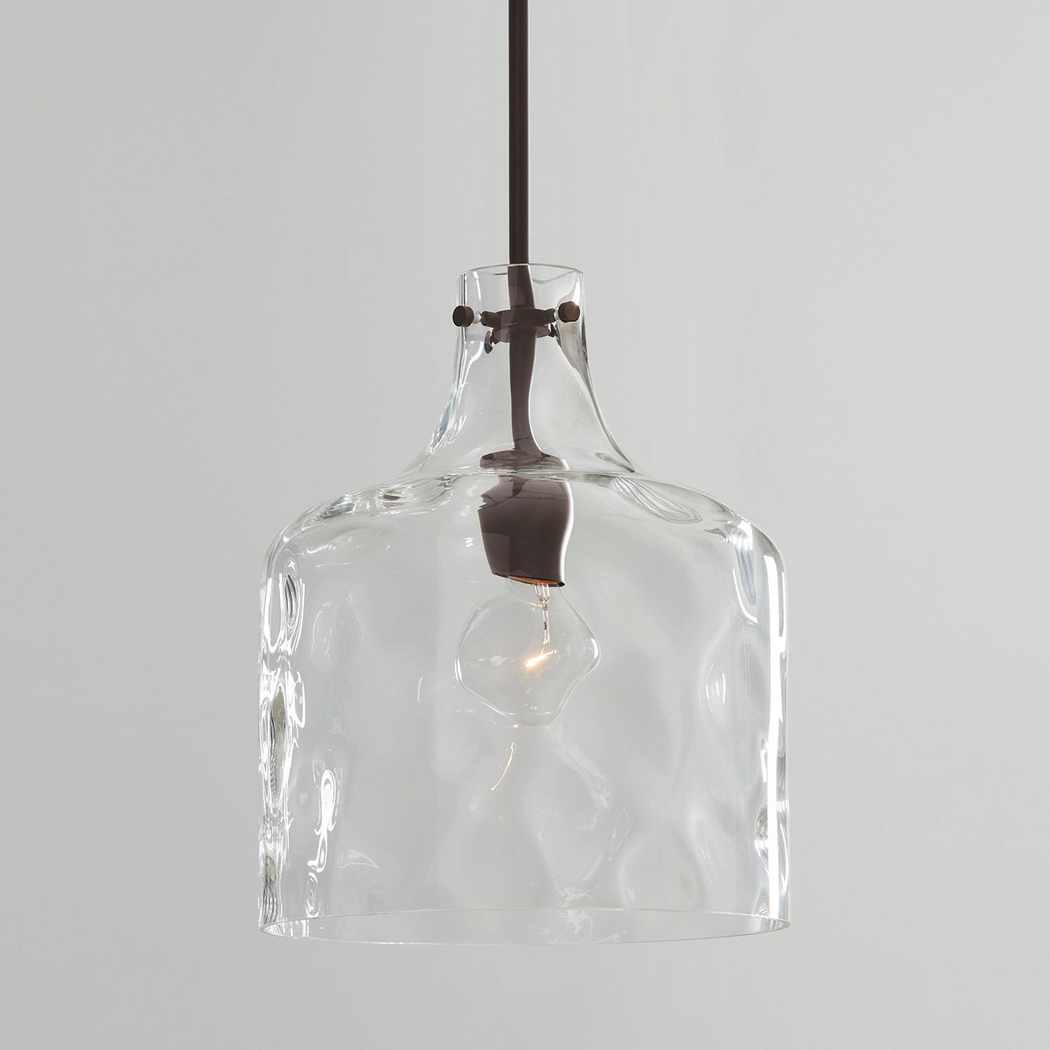 Image 3 HomePlace Lighting Crawford 1 Light Pendant 11.75" Bronze more views