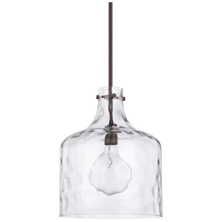 Image 1 HomePlace Lighting Crawford 1 Light Pendant Bronze