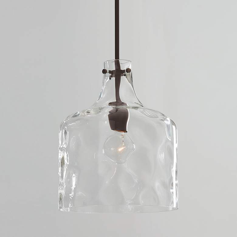 Image 1 HomePlace Lighting Crawford 1 Light Pendant Bronze