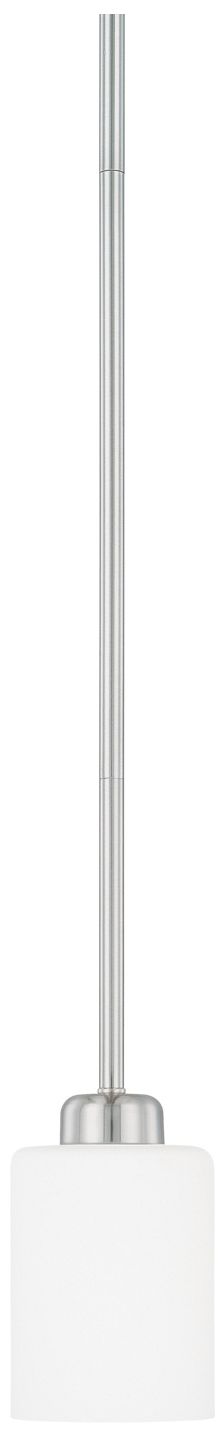 HomePlace Lighting Dixon 1 Light Pendant 5" Brushed Nickel