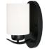 HomePlace Lighting Dixon 1 Light Sconce Matte Black