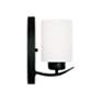 4_HomePlace Lighting Dixon 1 Light Sconce Matte Black more views