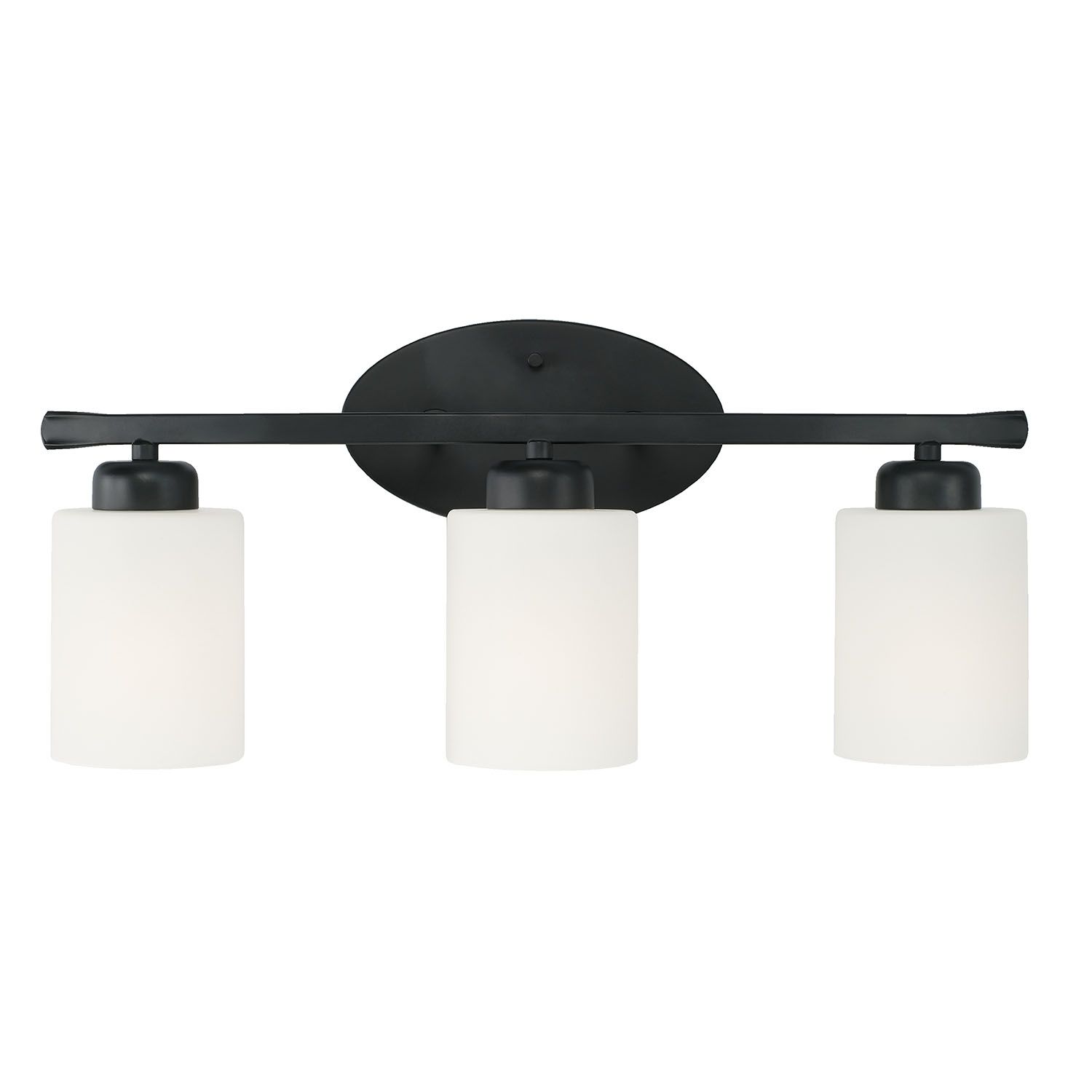 Image 4 HomePlace Lighting Dixon 3 Lig Vanity 20.5" Matte Black more views