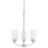 HomePlace Lighting Dixon 3 Light Chandelier Brushed Nickel