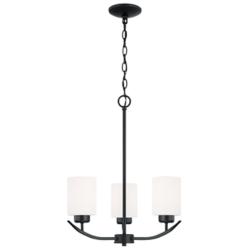 HomePlace Lighting Dixon 3 Light Chandelier Matte Black