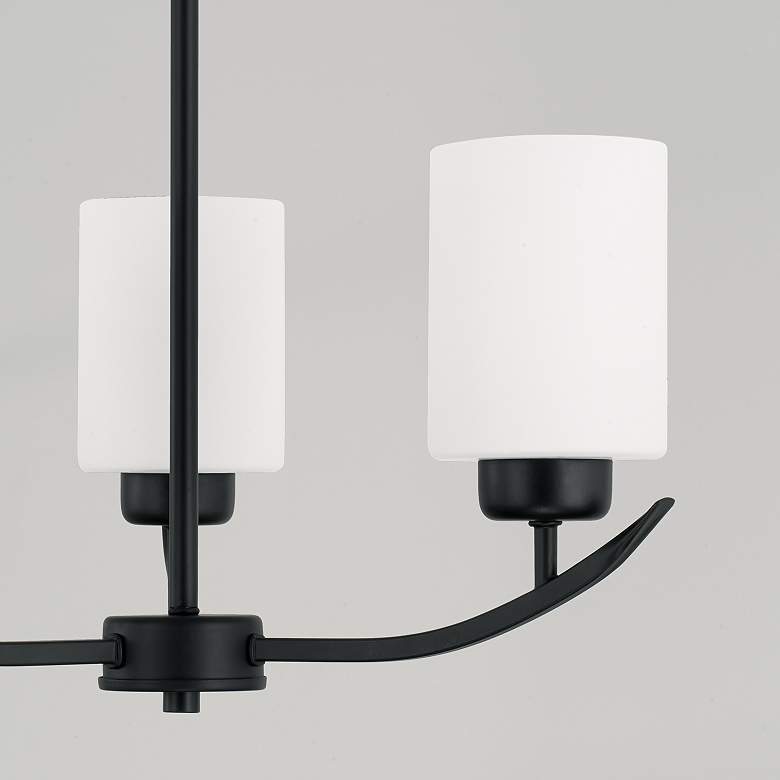 Image 3 HomePlace Lighting Dixon 3 Light Chandelier Matte Black more views