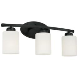HomePlace Lighting Dixon 3 Light Vanity Matte Black