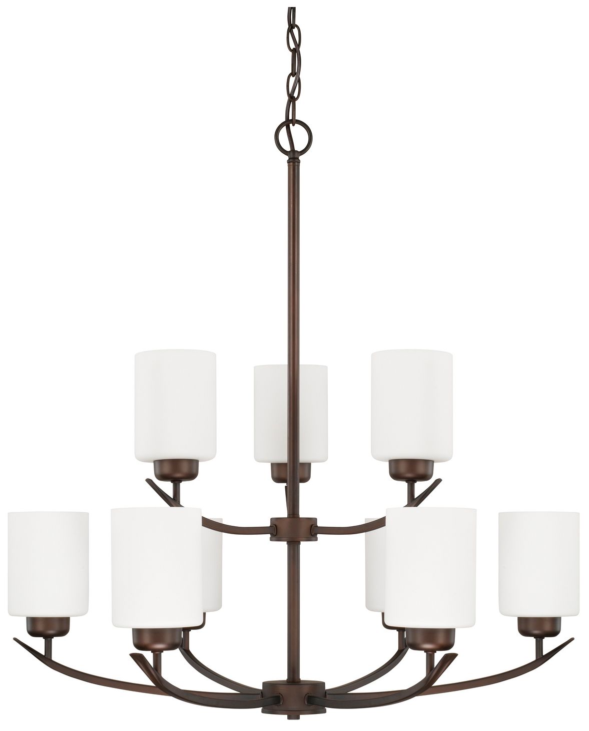 HomePlace Lighting Dixon 9 Light Chandelier 28" Bronze
