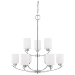 HomePlace Lighting Dixon 9 Light Chandelier Brushed Nickel