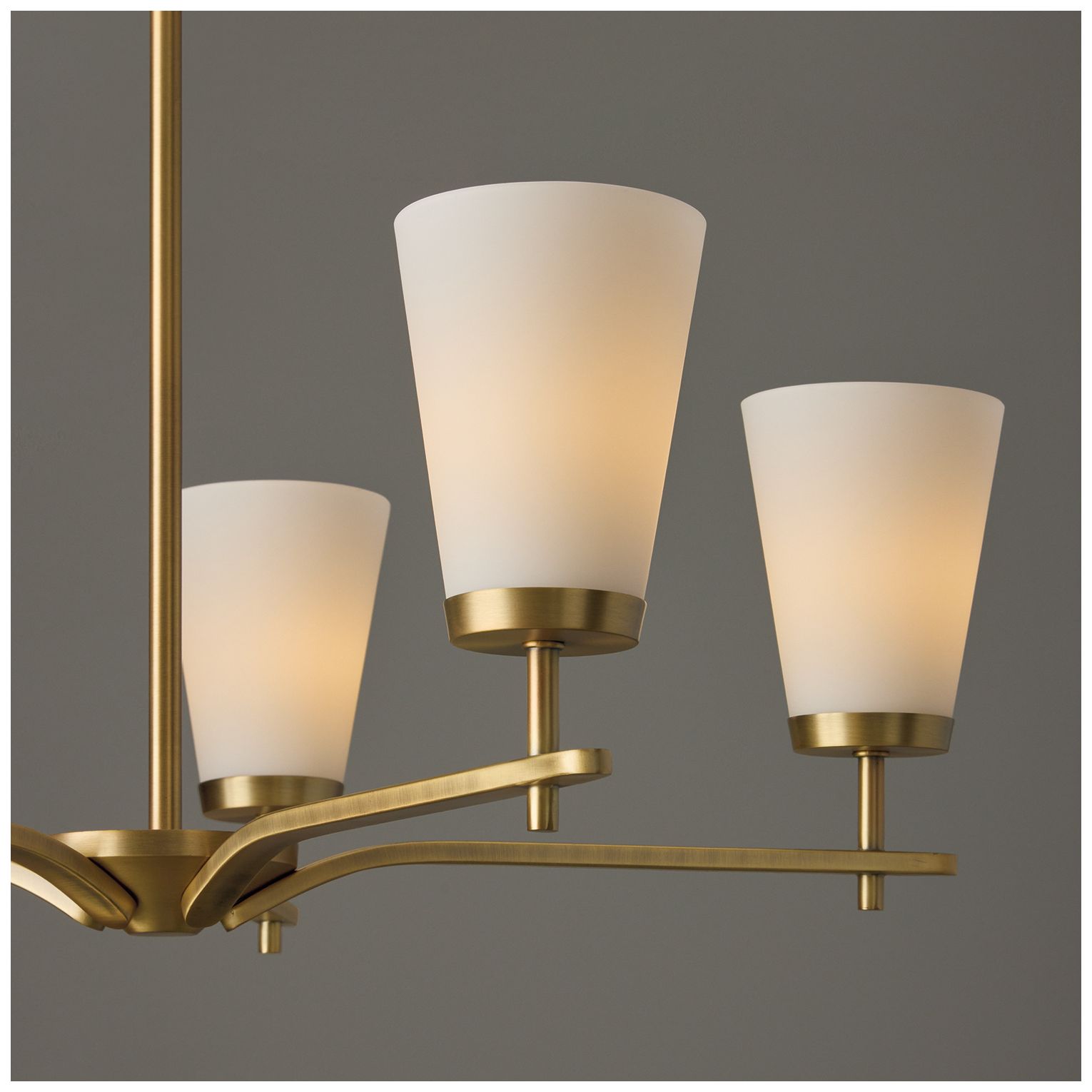 Image 5 HomePlace Lighting Drake 5 Light Chandelier 28" Aged Brass more views