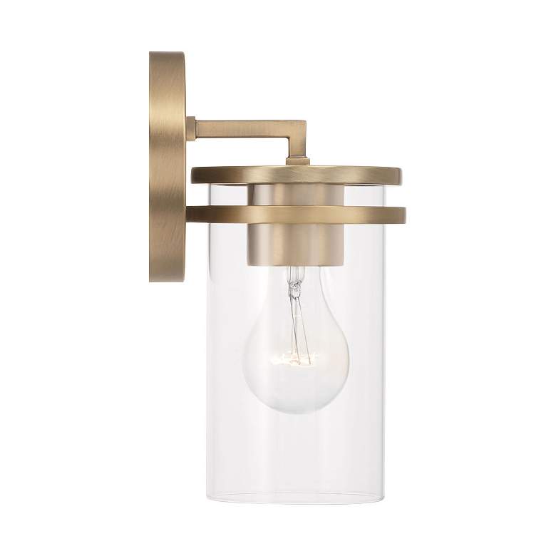 Image 4 HomePlace Lighting Fuller 1 Light Sconce Aged Brass more views