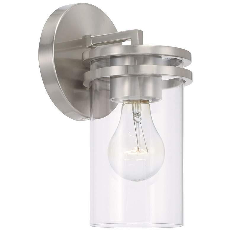 Image 1 HomePlace Lighting Fuller 1 Light Sconce Brushed Nickel