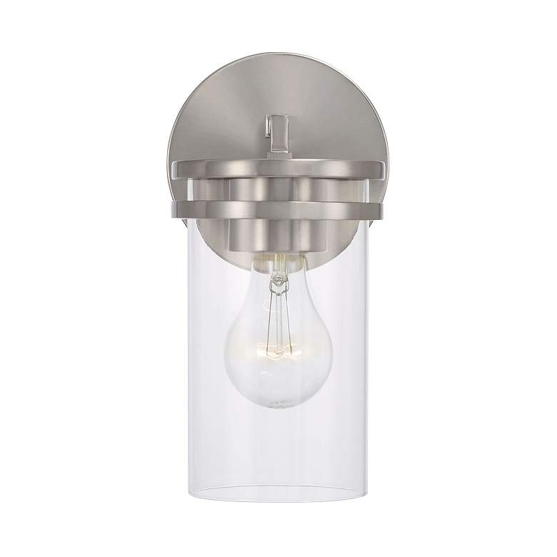 Image 5 HomePlace Lighting Fuller 1 Light Sconce Brushed Nickel more views