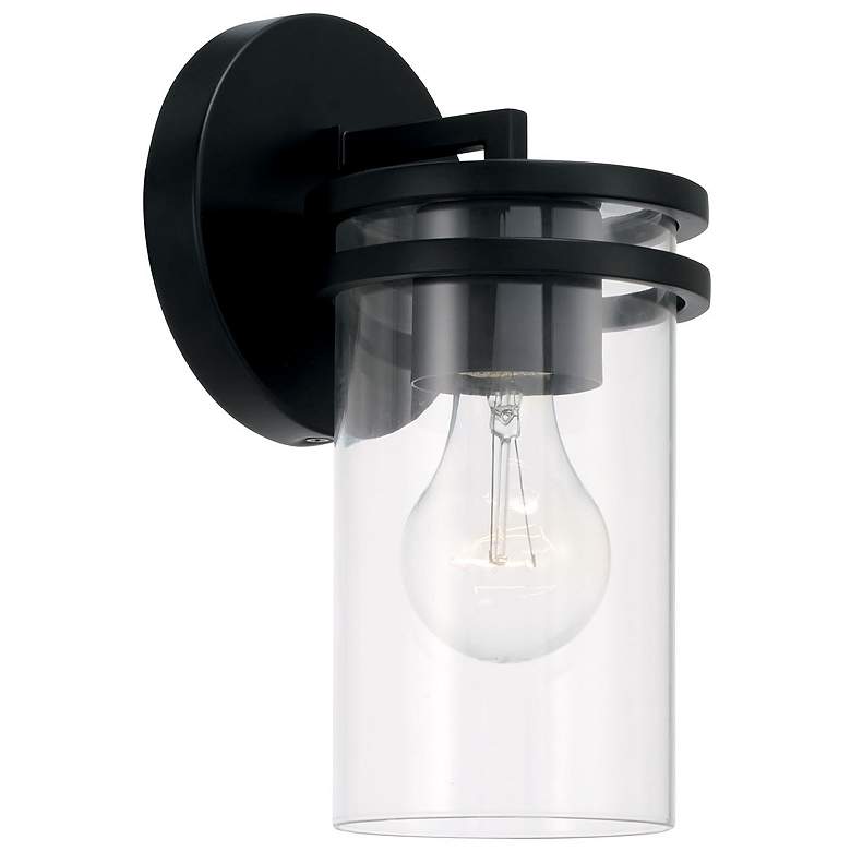 Image 1 HomePlace Lighting Fuller 1 Light Sconce Matte Black