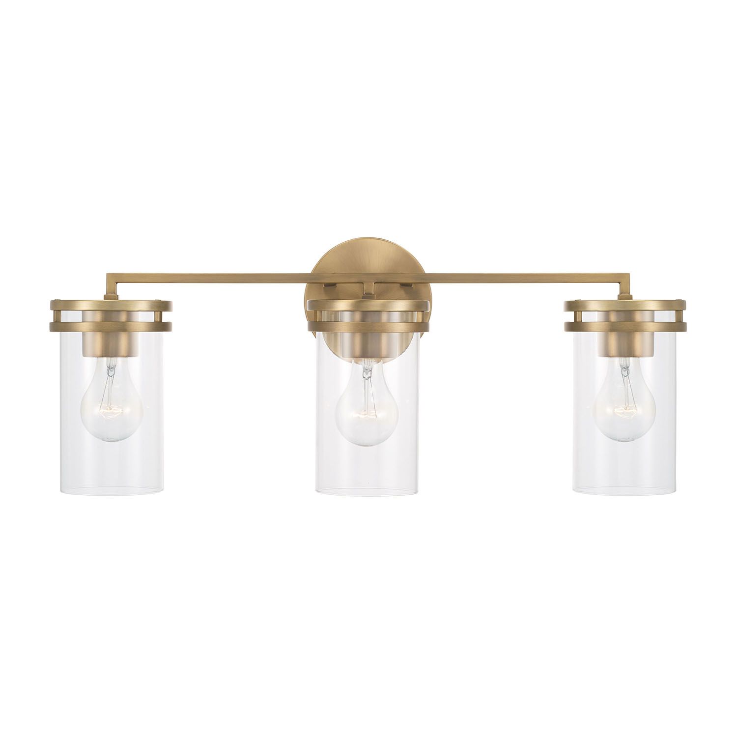 Image 5 HomePlace Lighting Fuller 3 Light Vanity 24" Aged Brass more views