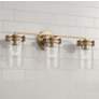 HomePlace Lighting Fuller 3 Light Vanity Aged Brass