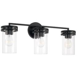 HomePlace Lighting Fuller 3 Light Vanity Matte Black