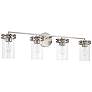 HomePlace Lighting Fuller 4 Light Vanity Brushed Nickel