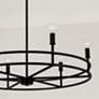 3_HomePlace Lighting Fuller 6 Light Chandelier Matte Black more views