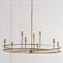 Thumbnail1 of HomePlace Lighting Fuller 9 Light Chandelier Aged Brass