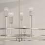 Thumbnail3 of HomePlace Lighting Fuller 9 Light Chandelier Brushed Nickel more views