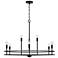 HomePlace Lighting Fuller 9 Light Chandelier Matte Black