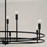 3_HomePlace Lighting Fuller 9 Light Chandelier Matte Black more views