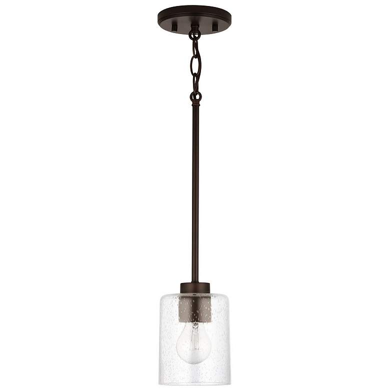 Image 1 HomePlace Lighting Greyson 1 Light Pendant Bronze