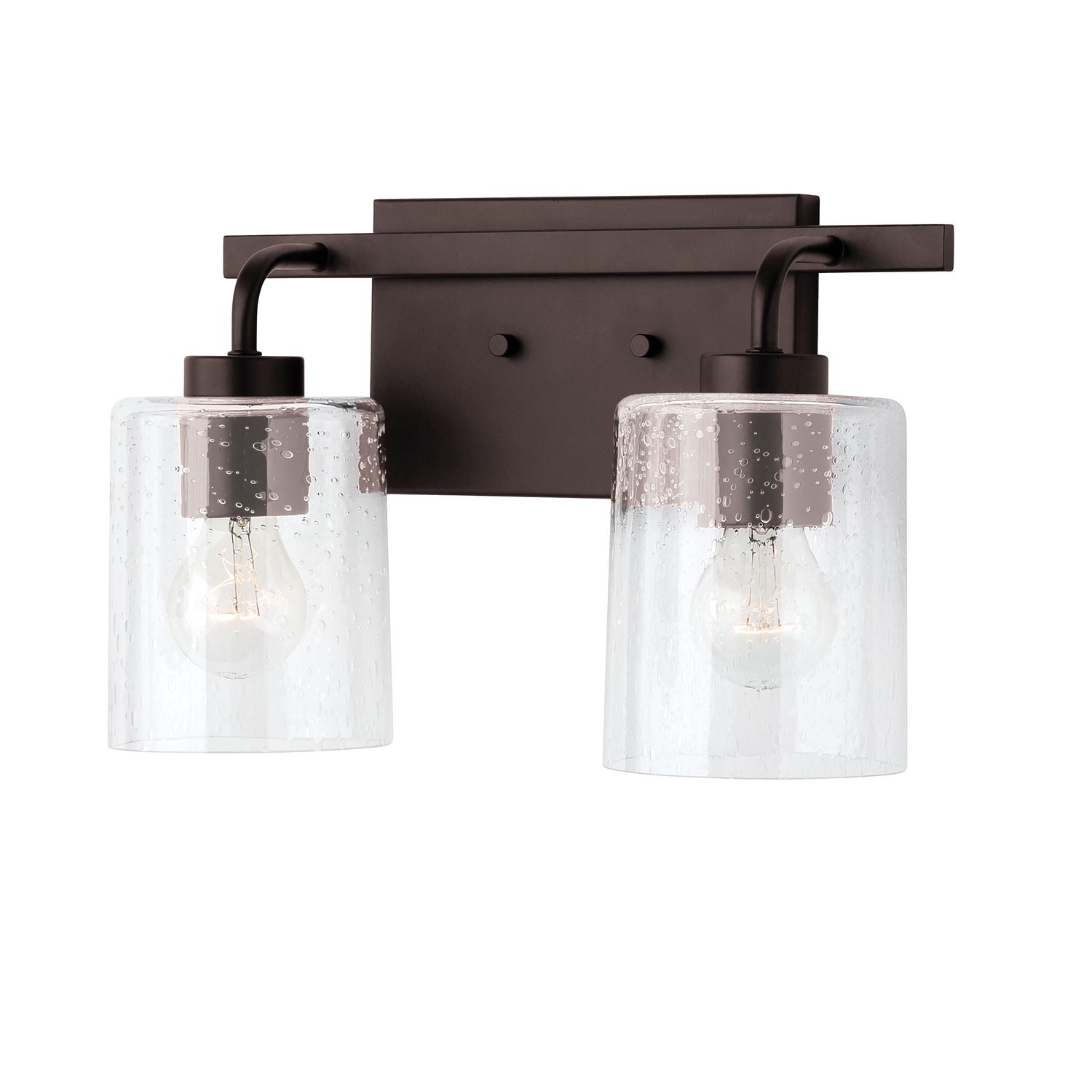 Image 4 HomePlace Lighting Greyson 2 Light Vanity Bronze more views