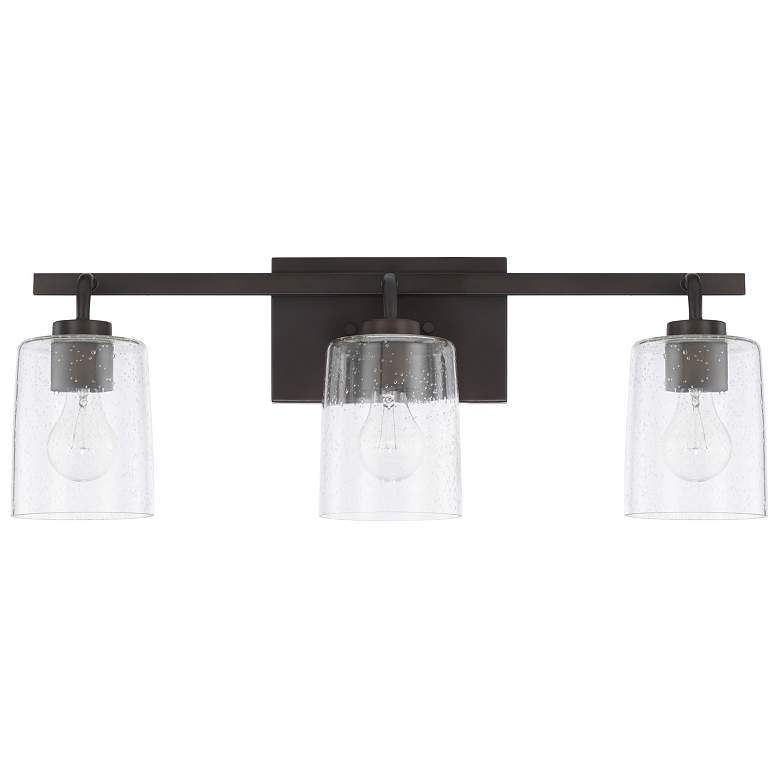 Image 1 HomePlace Lighting Greyson 3 Light Vanity Bronze