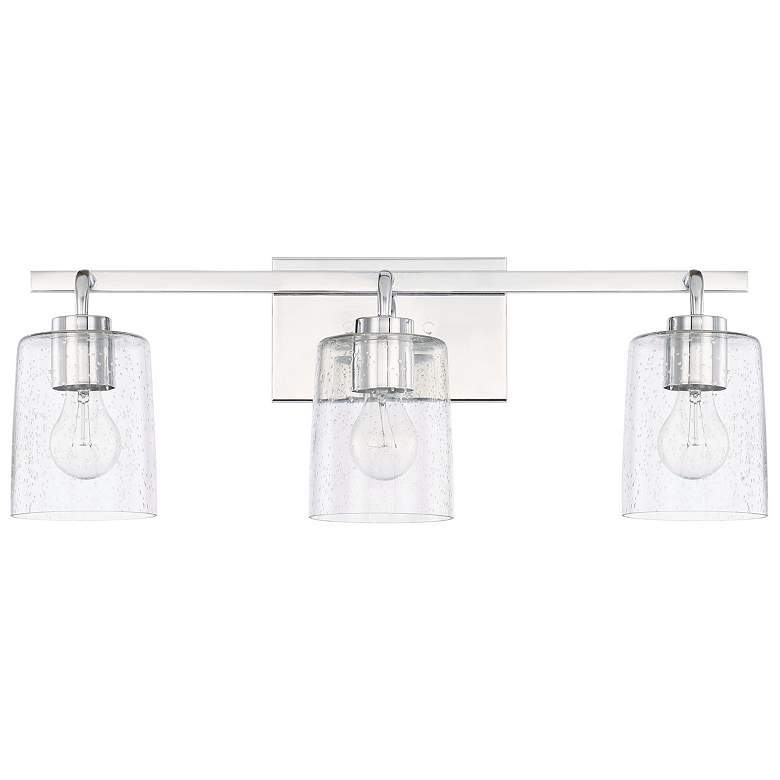 Image 1 HomePlace Lighting Greyson 3 Light Vanity Chrome