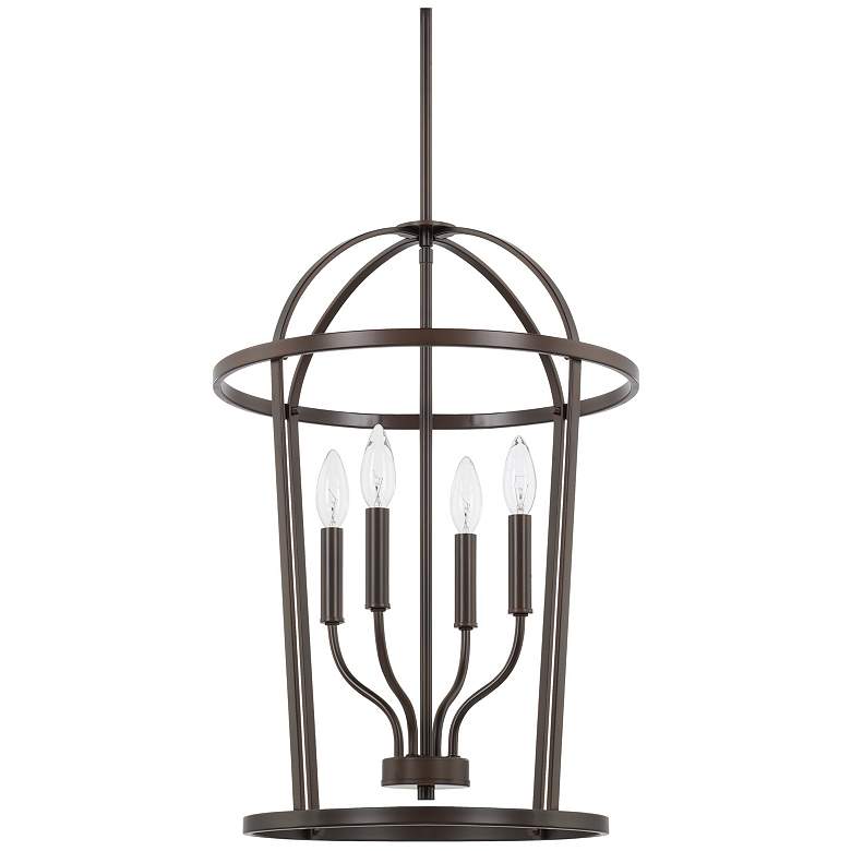 Image 1 HomePlace Lighting Greyson 4 Light Foyer Bronze