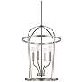 HomePlace Lighting Greyson 4 Light Foyer Brushed Nickel