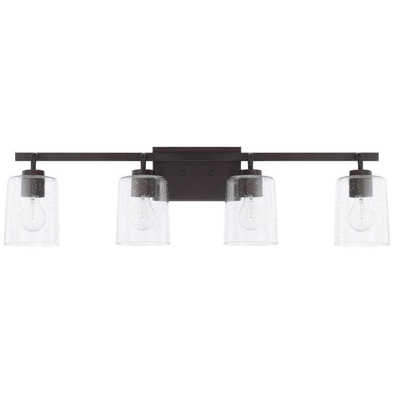 Image 1 HomePlace Lighting Greyson 4 Light Vanity Bronze