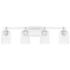 HomePlace Lighting Greyson 4 Light Vanity Chrome