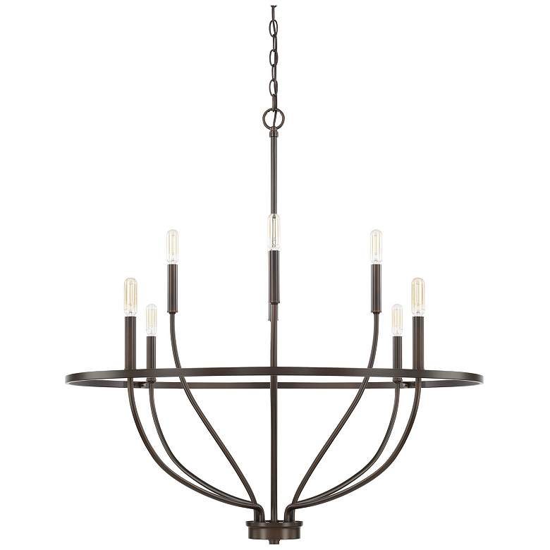 Image 1 HomePlace Lighting Greyson 8 Light Chandelier Bronze