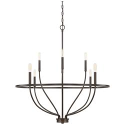 HomePlace Lighting Greyson 8 Light Chandelier Bronze