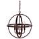 HomePlace Lighting Hartwell 4 Light Pendant Bronze